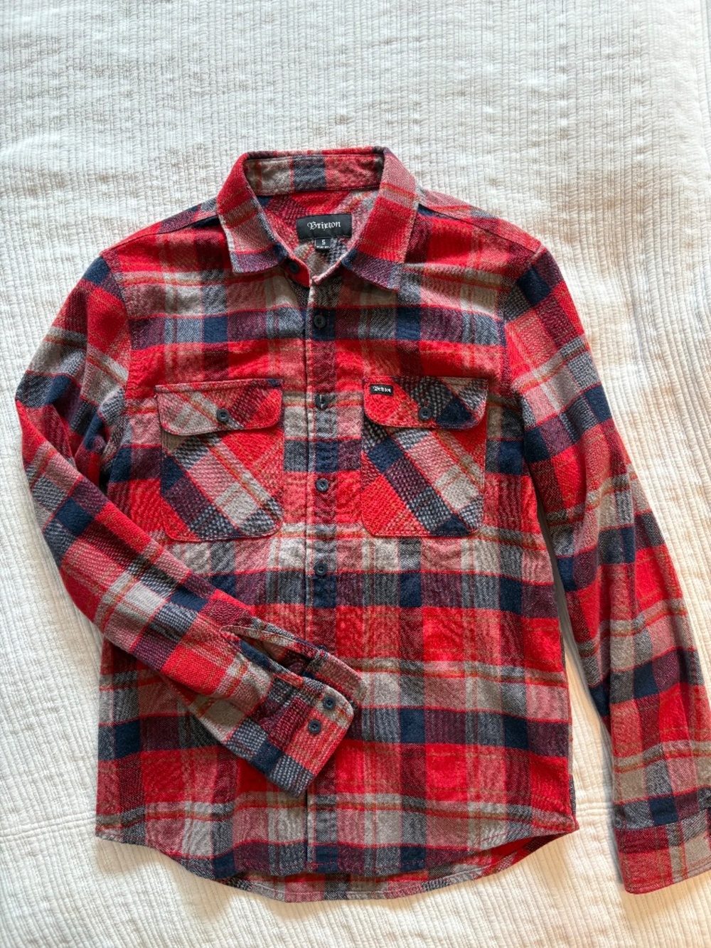 Brixton flannel plaid